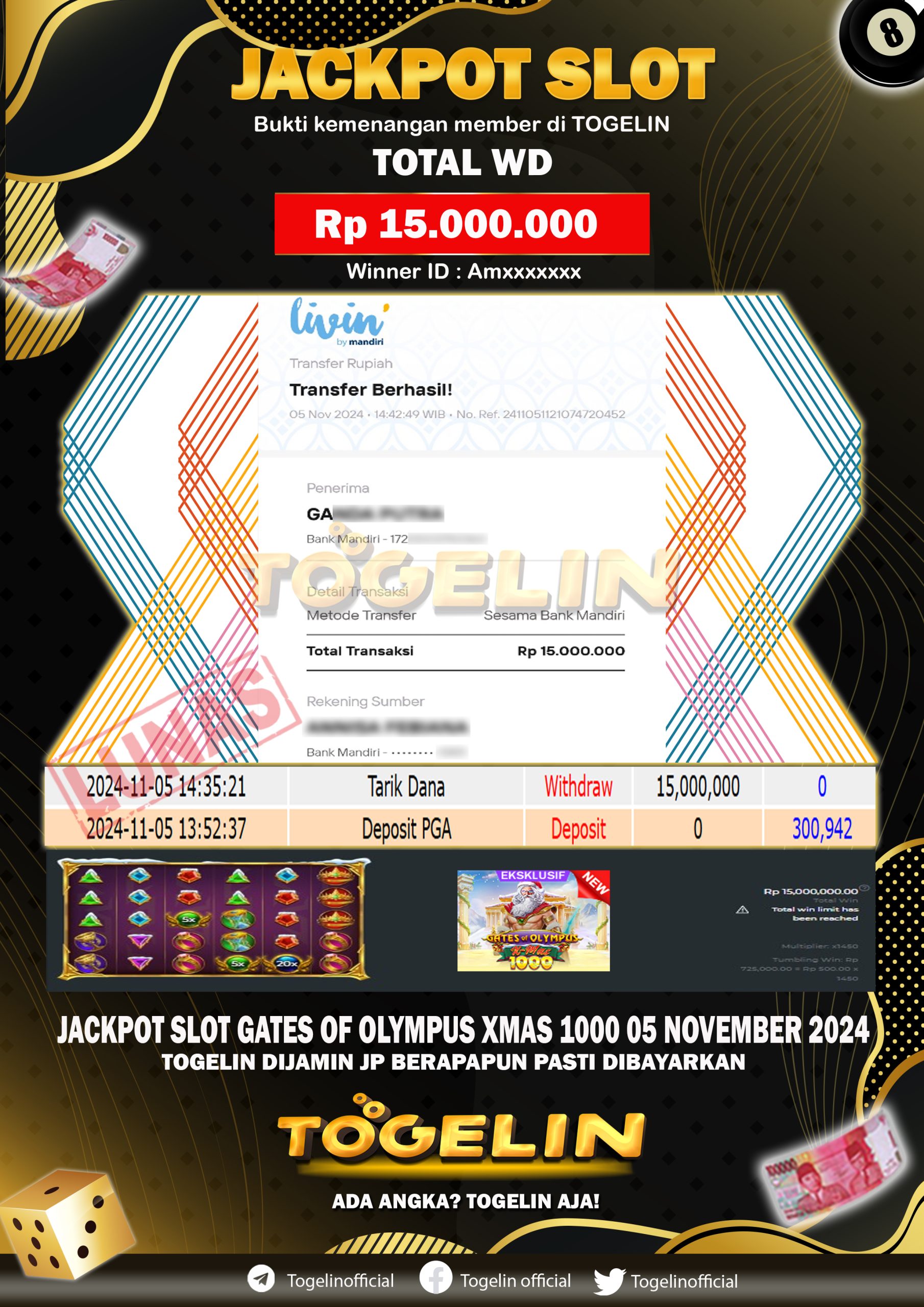 BUKTI JP TOGELIN 05 NOVEMBER 2024